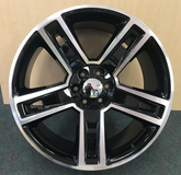 26" Replica STW238 Wheel 🔥 26X10 +25 6X139.7 🔥Fit Silverado Black Milled Rim ✅
